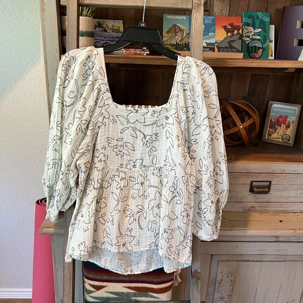 Michael Stars Women’s Patsy Square Neck Gauze Top… - image 6